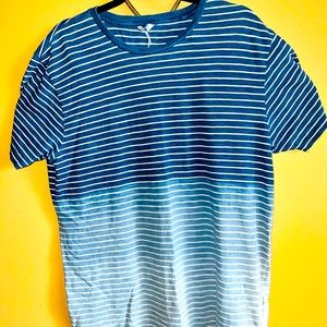 Men’s size extra large next shirt blue and white striped‎